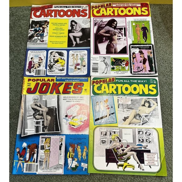 Popular Jokes Other 4 9788 Magazine Popular Cartoons Jokes Pinupbill Ward Comic Art Nudes